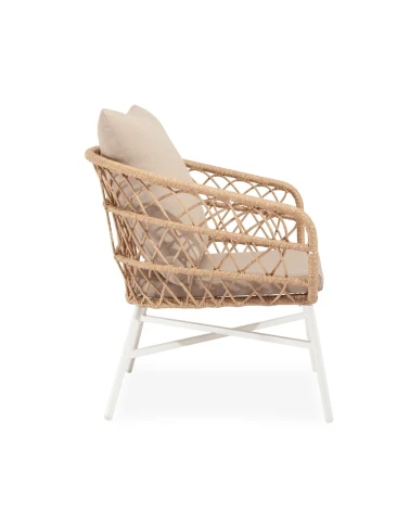 Záhradný set PERUGIA biely – somcasa