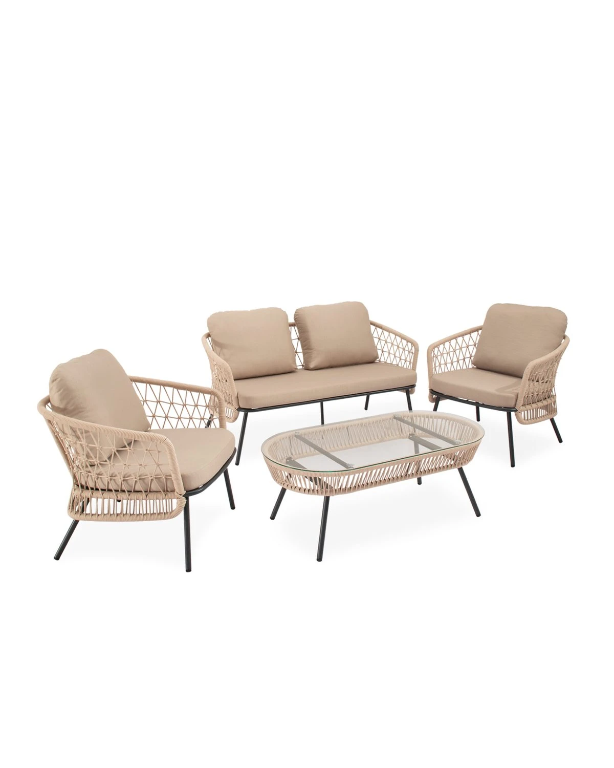 Záhradný set ODESA čierny – somcasa