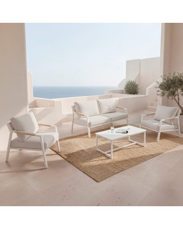 Záhradný set MUSCAT biely – somcasa