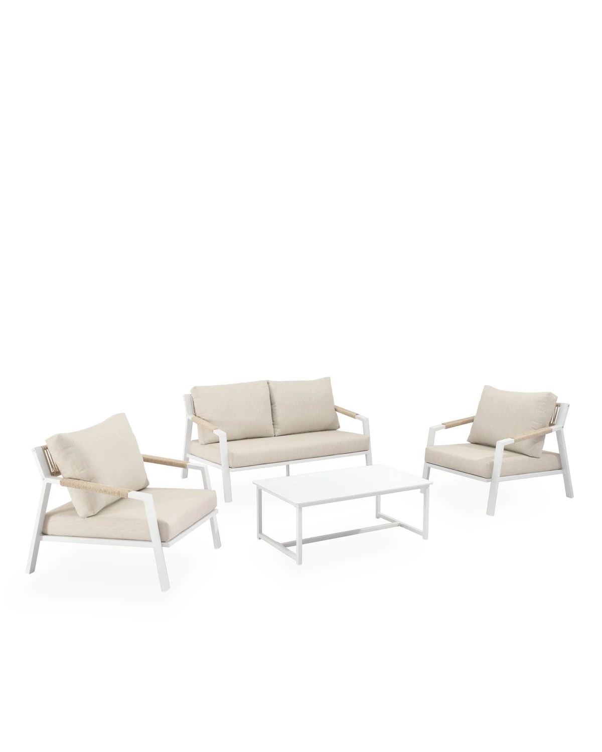 Záhradný set MUSCAT biely – somcasa