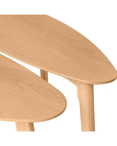 Set konferenčných stolíkov CONRAD dub – somcasa