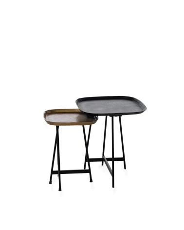 Set konferenčných stolíkov AMIR strieborná – somcasa