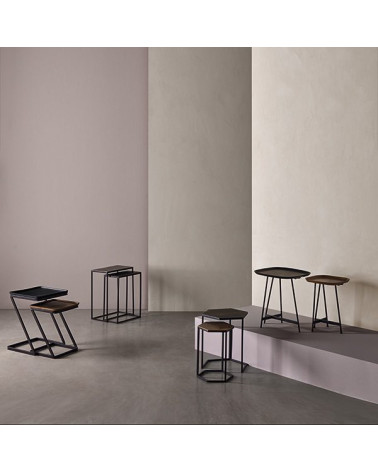Set konferenčných stolíkov AMIR strieborná – somcasa