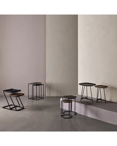 Set konferenčných stolíkov AMIR strieborná – somcasa