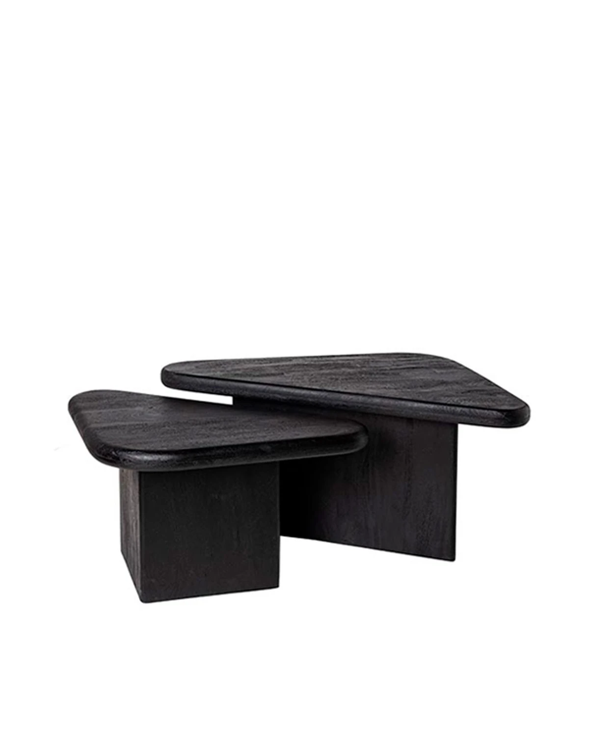Set konferenčných stolíkov RISHI čierna – somcasa