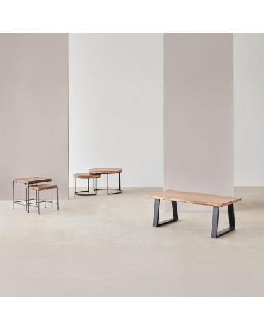 Set konferenčných stolíkov FARLAN prírodná – somcasa