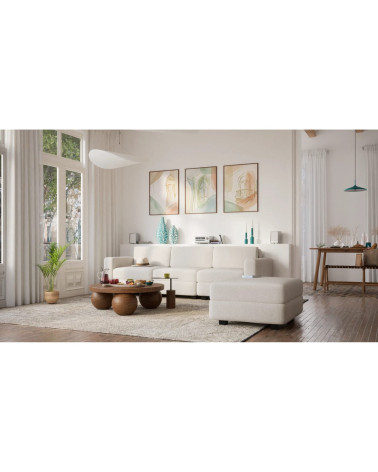 3-miestna modulárna pohovka GRACIA krémovobéžová