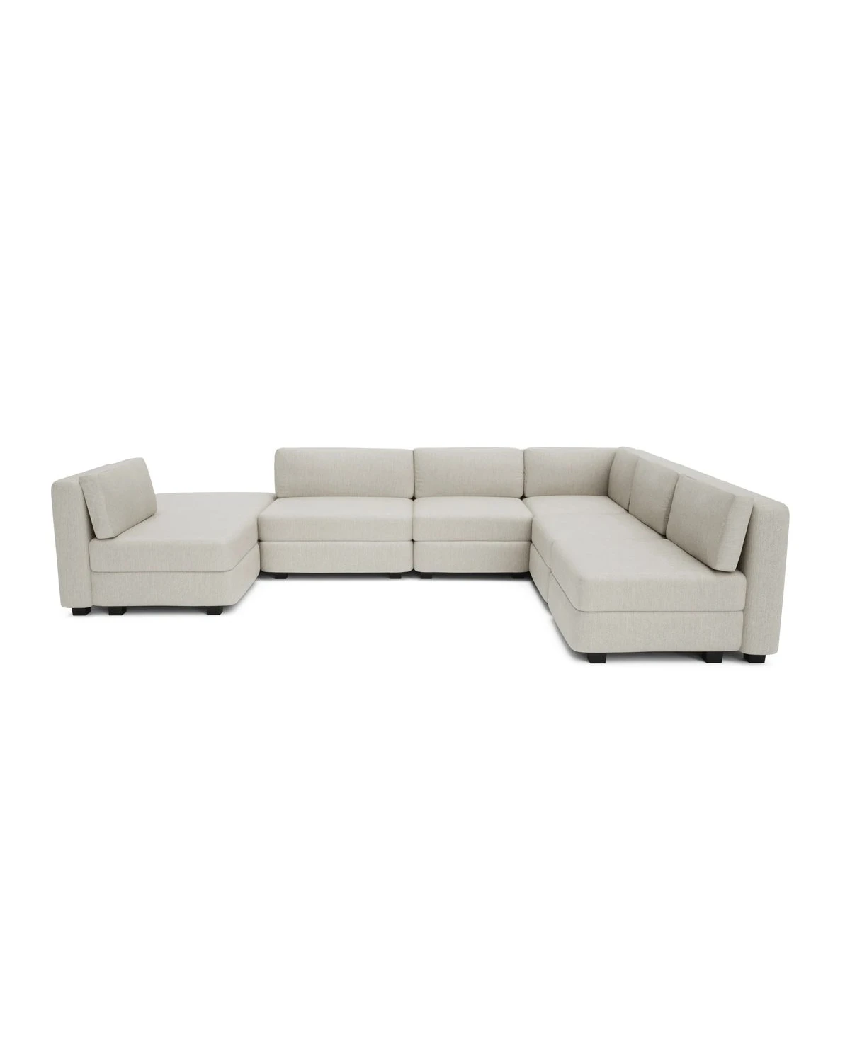Modulárna pohovka GRACIA U-tvar 160×340×230 cm krémovobéžová