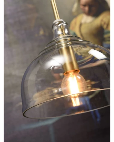 Závesná sklenená lampa Brussels, HR, IAR LAAV 443