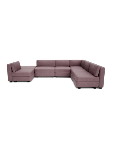 Modulárna pohovka GRACIA U-tvar 160×340×230 cm staroružová