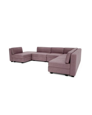 Modulárna pohovka GRACIA U-tvar 160×340×230 cm staroružová