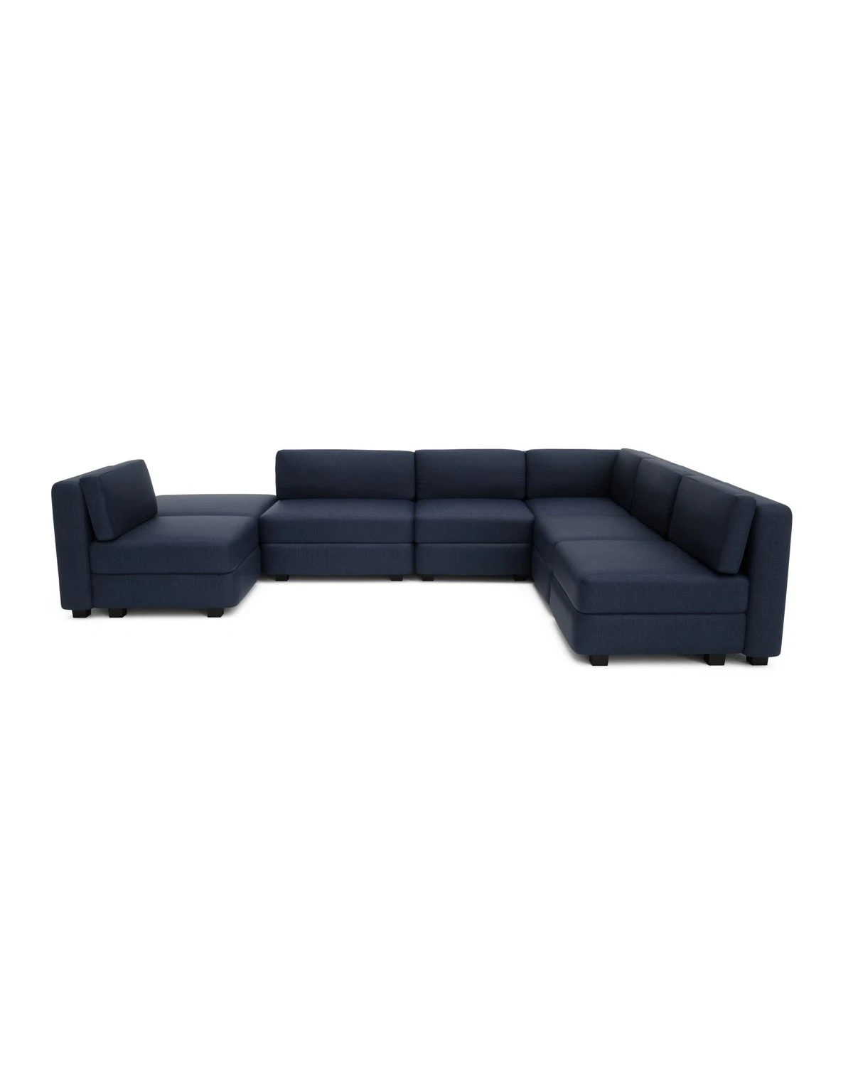 Modulárna pohovka GRACIA U-tvar 160×340×230 cm tmavomodrá
