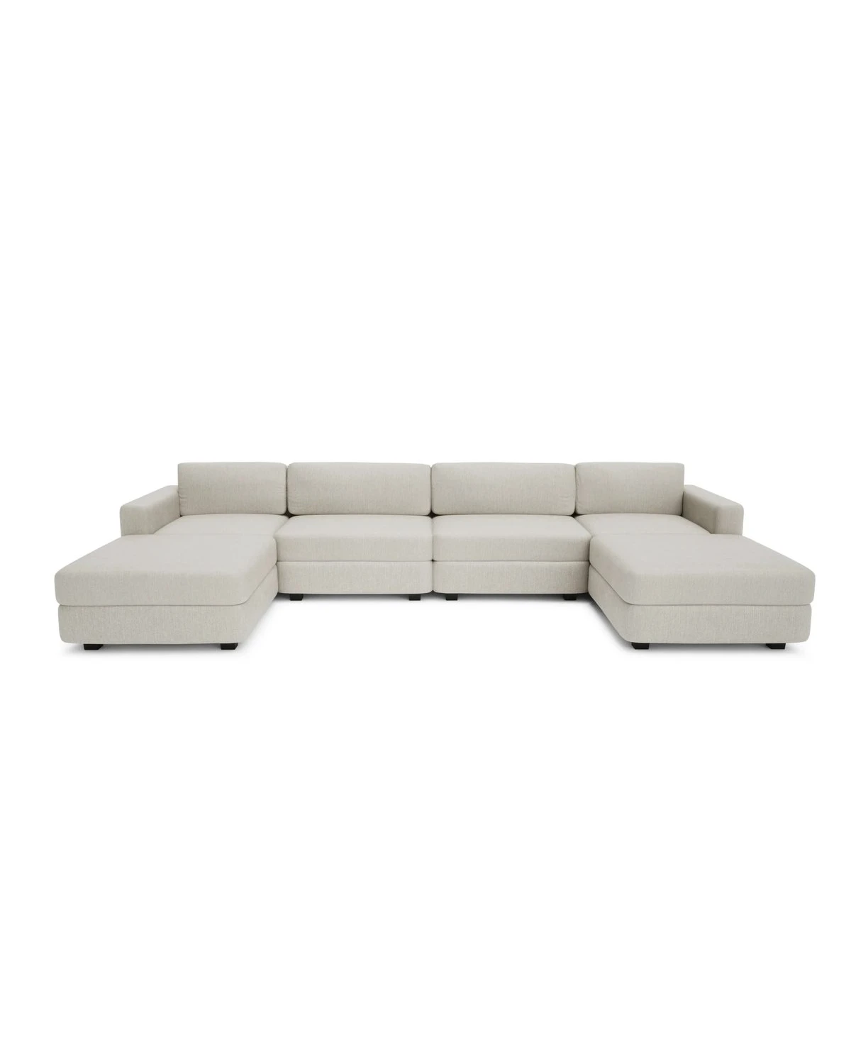 Modulárna pohovka GRACIA U-tvar 180×360×180 cm krémovobéžová