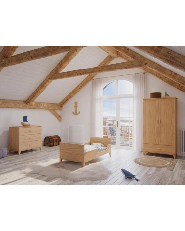 Komoda NAÏA, prírodná, Theo Bebe