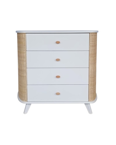 Komoda COQUILLAGE, biela, Theo Bebe