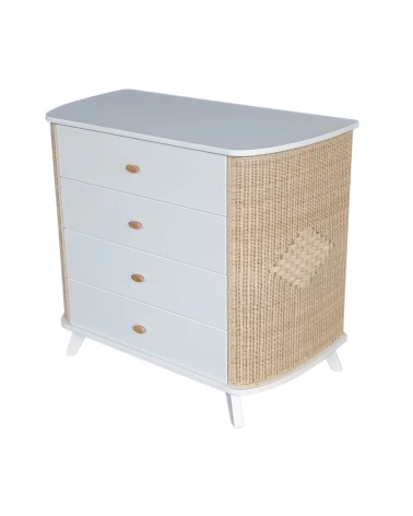 Komoda COQUILLAGE, biela, Theo Bebe