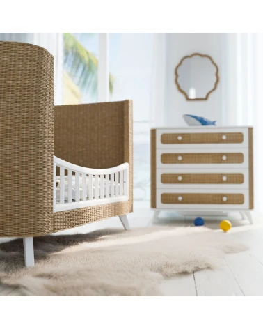 Rozširovacia sada COQUILLAGE 120 cm, biela, Theo Bebe