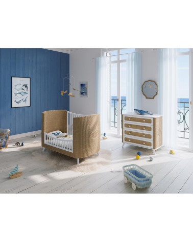 Rozširovacia sada COQUILLAGE 140 cm, biela, Theo Bebe