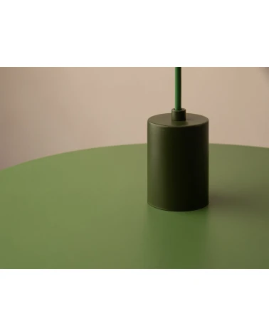 Závesné svietidlo Ori, tmavozelené, Micadoni