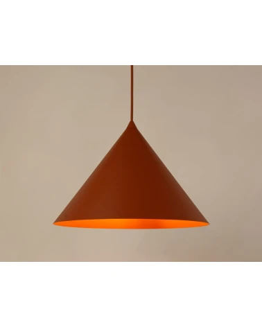 Závesné svietidlo Timbo, oranžové, Micadoni
