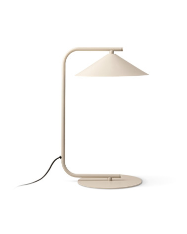 Stolová lampa Nocte, béžová, Micadoni