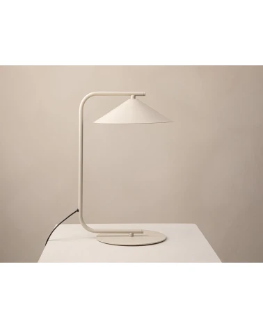 Stolová lampa Nocte, béžová, Micadoni