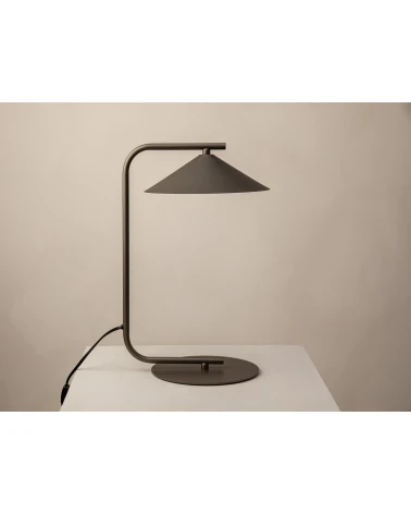 Stolová lampa Nocte, hnedá, Micadoni
