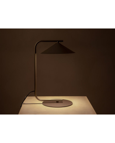 Stolová lampa Nocte, hnedá, Micadoni