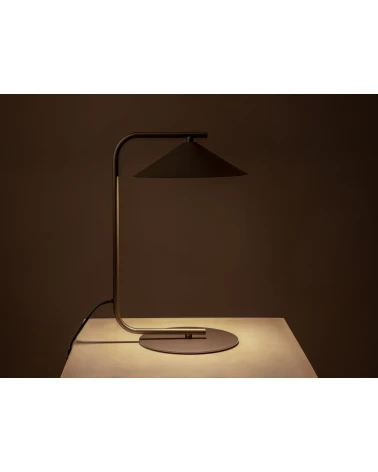 Stolová lampa Nocte, hnedá, Micadoni