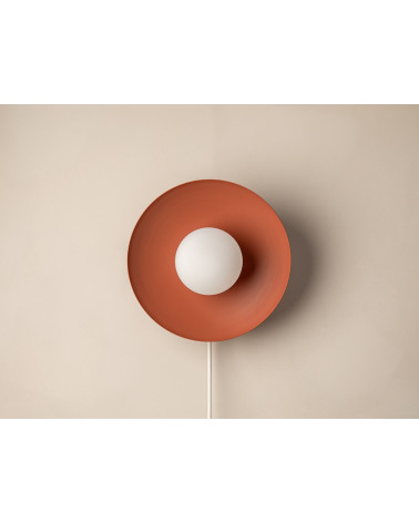 Nástenné svietidlo Mist, oranžové, Micadoni