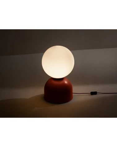 Stojacia lampa Ely, bordová, Micadoni