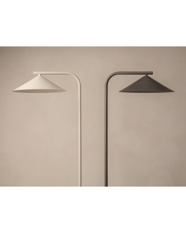 Stojacia lampa Nocte, hnedá, Micadoni