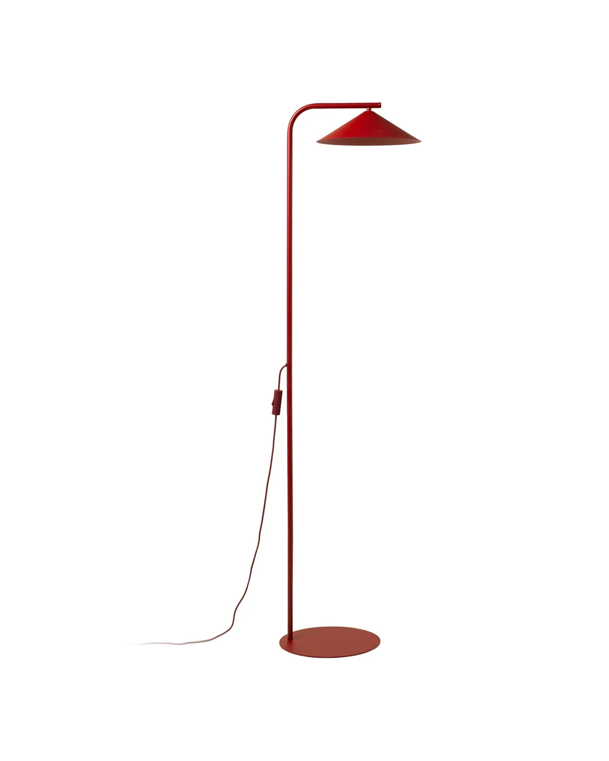 Stojacia lampa Nocte, bordová, Micadoni