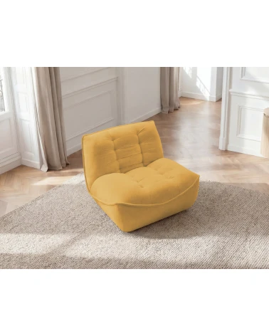 Sedací modul SERENA žltá – melír