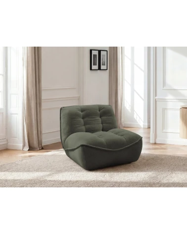 Sedací modul SERENA zelená – melír