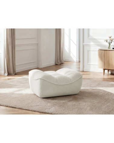 Taburet SERENA biela – melír