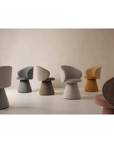 Jedálenská stolička Inez, béžová melanž, Micadoni