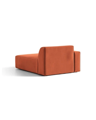 Leňoška Jodie , oranžová, zamat
