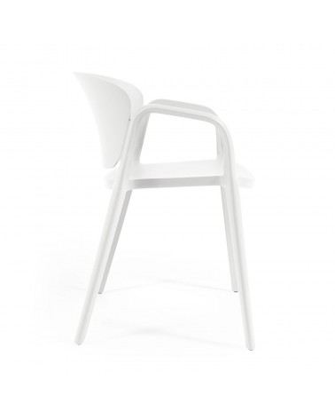 Ania stackable white garden chair