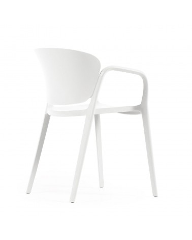 Ania stackable white garden chair