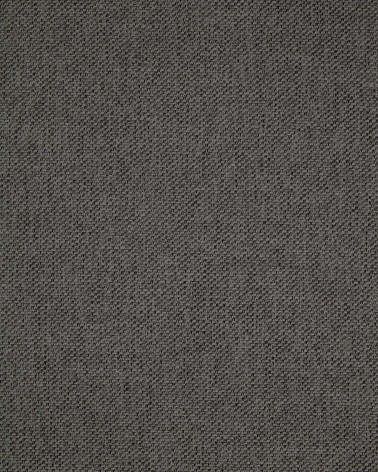 Mahalia dining chair in dark grey with steel legs, with a black painted finish.