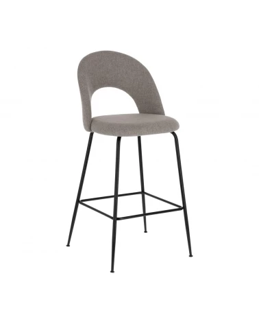 Mahalia light grey stool height 63 cm