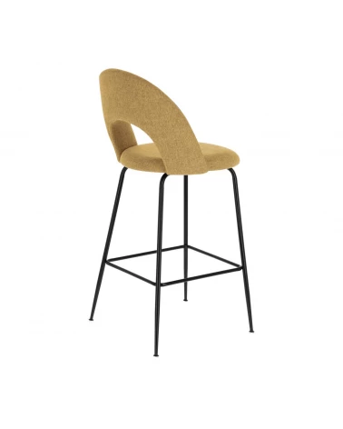 Mahalia mustard-yellow stool height 63 cm
