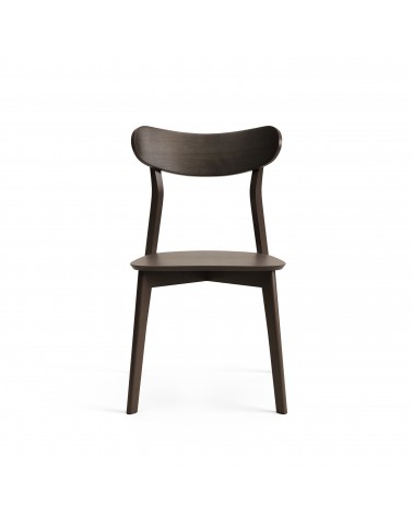 Safina chair in ash veneer and solid rubber wood