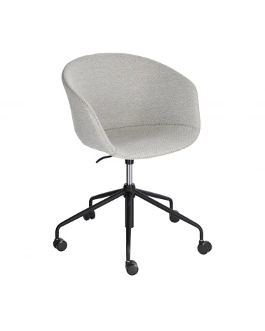Yvette light grey office chair