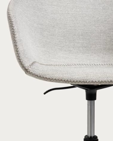 Yvette light grey office chair