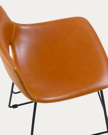 Brown synthetic leather Zahara height 65 cm