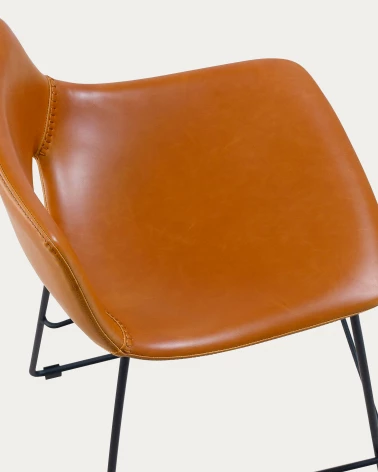 Brown synthetic leather Zahara height 65 cm