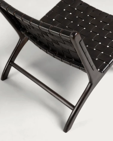 Black Calixta armchair