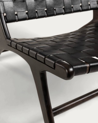 Black Calixta armchair